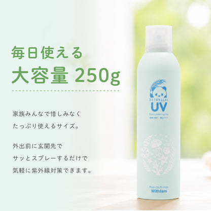 ビューテロンド Withfam UVスプレー ボタニカルハーブ 250g
