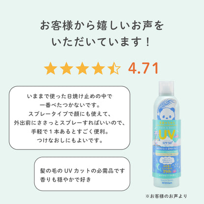 ビューテロンド Withfam UVスプレー ボタニカルハーブ 250g