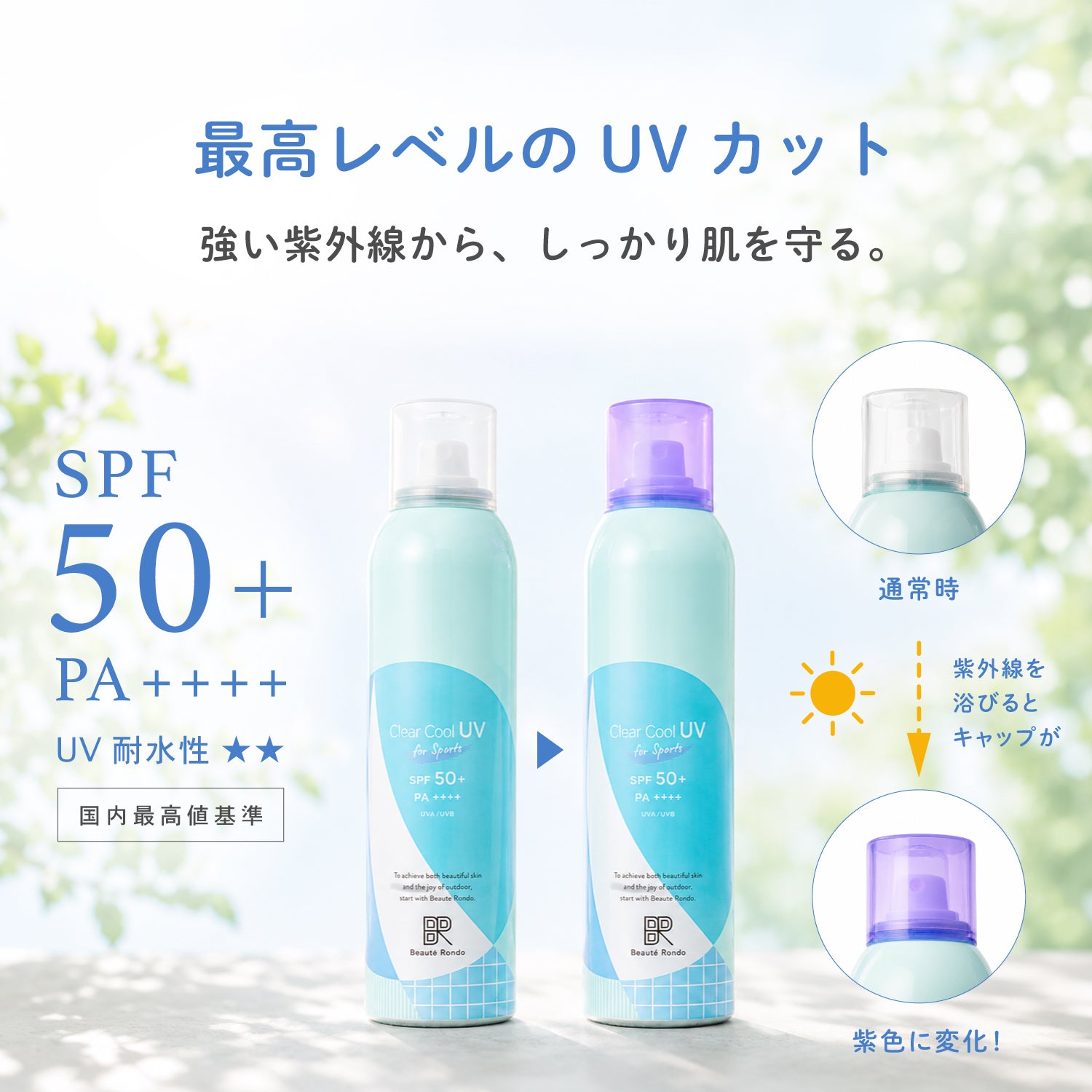 ビューテロンド クリアクール スポーツUVスプレー